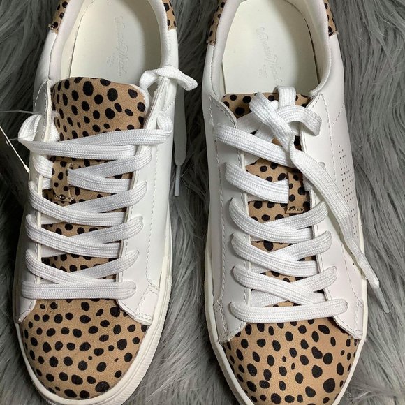UniversalThread Shoes - Women's Cadey Lace-Up Sneakers - Cheetah